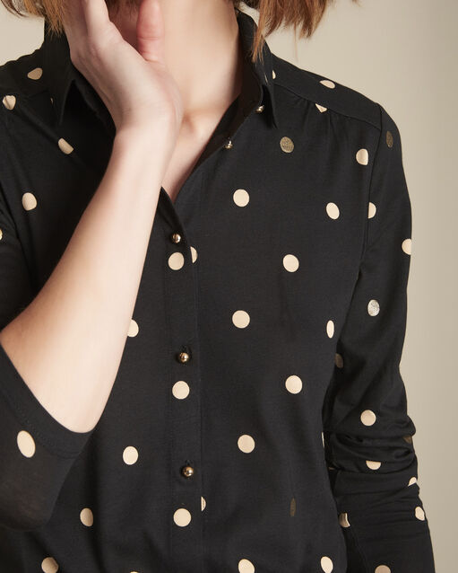 Celia polka dot jersey shirt (2) - Maison 123