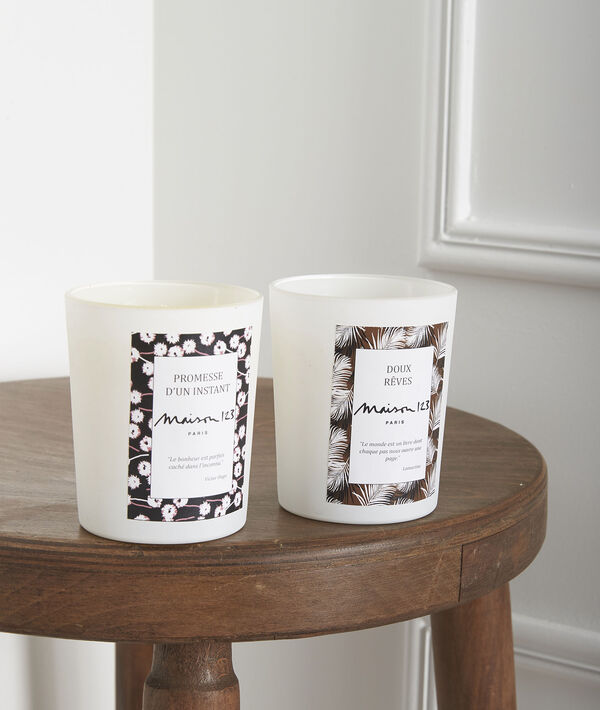 White tea candle | 1-2-3 White tea candle PhotoZ | 1-2-3