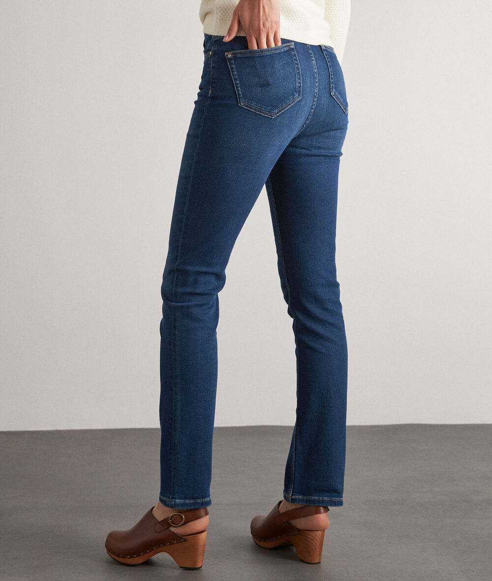 Sonia organic cotton raw straight-leg denim jeans PhotoZ | 1-2-3