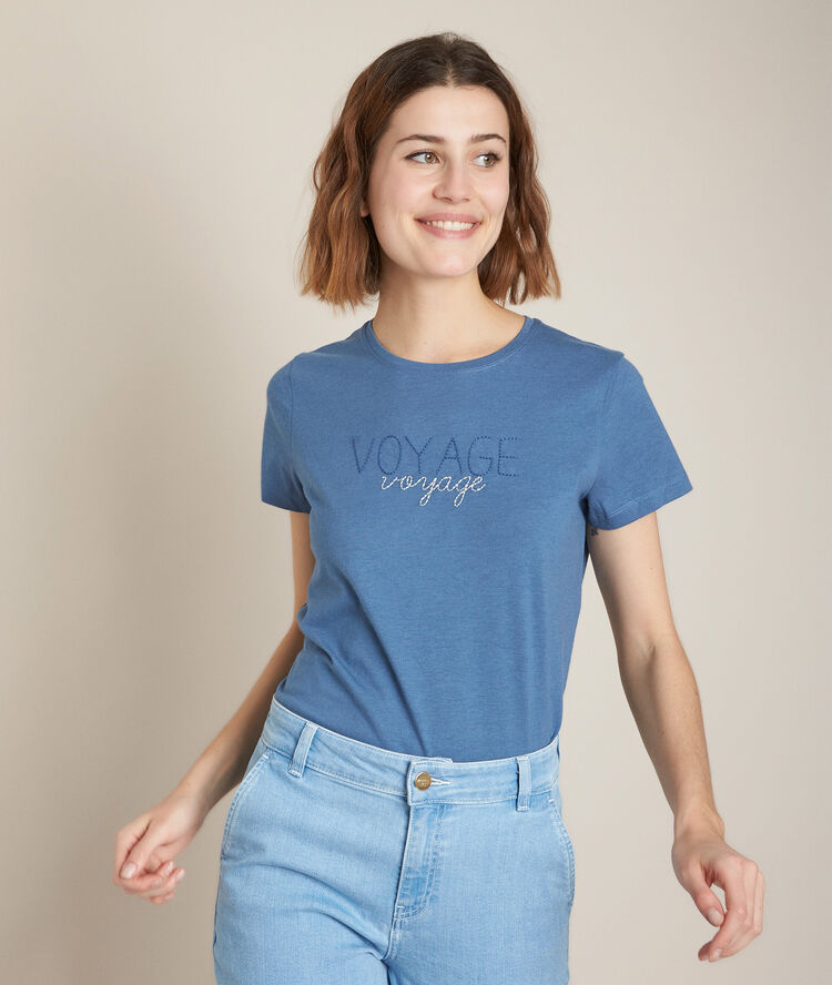 Rio screen-print t-shirt lichen.