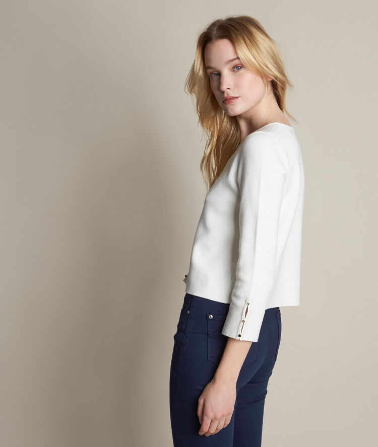 Dauphine ecru milano bolero ecru.