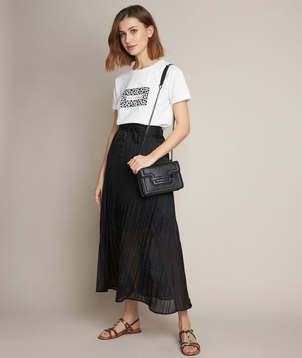 Baltic pleated satin skirt | 1-2-3 Baltic pleated satin skirt PhotoZ | 1-2-3