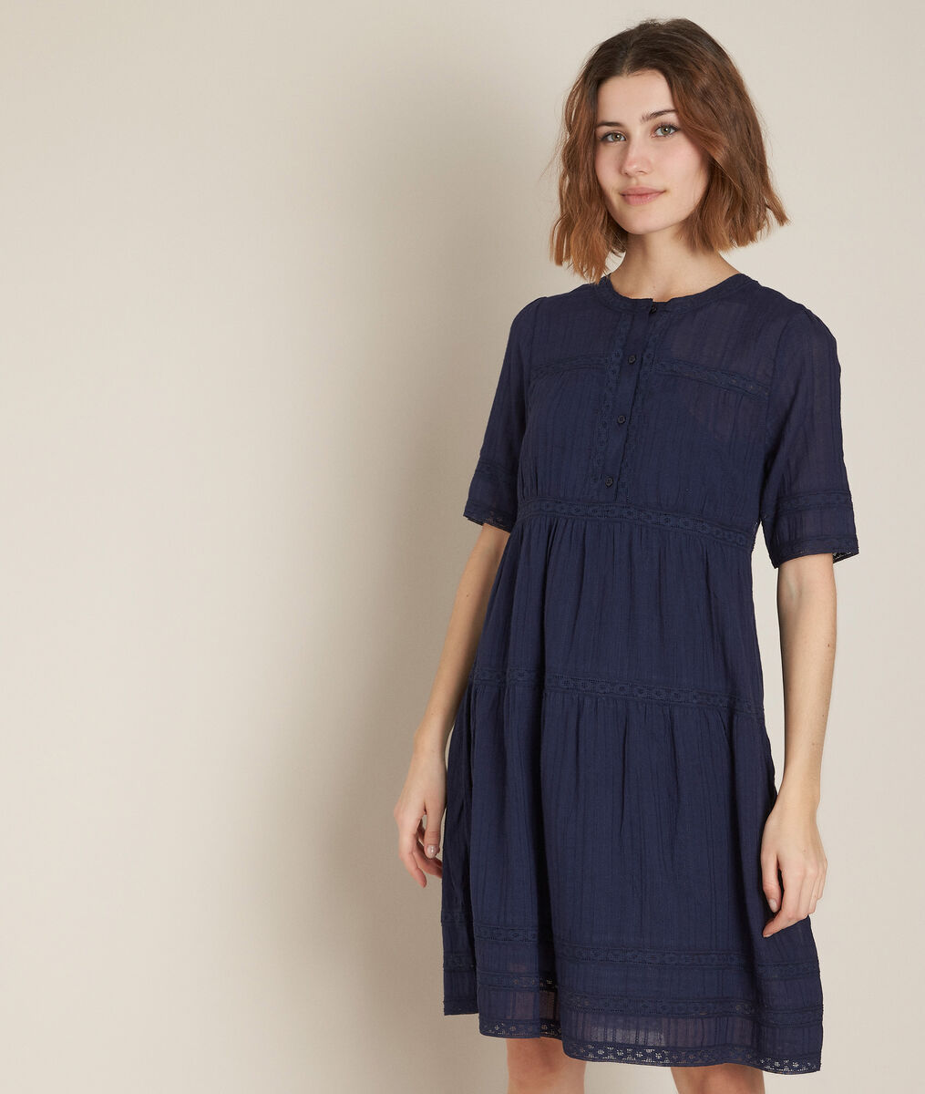 Corelia navy lace dress | 1-2-3 Corelia navy lace dress PhotoZ | 1-2-3
