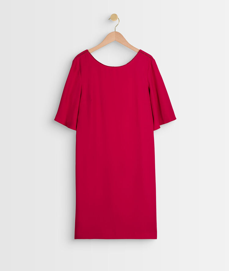 Celia scarlet straight fit dress poppy.
