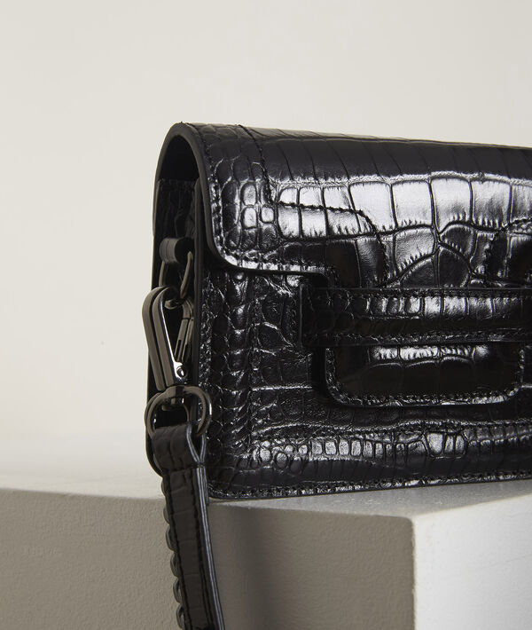 Mock croc leather 123 belt bag | 1-2-3 Mock croc leather 123 belt bag PhotoZ | 1-2-3