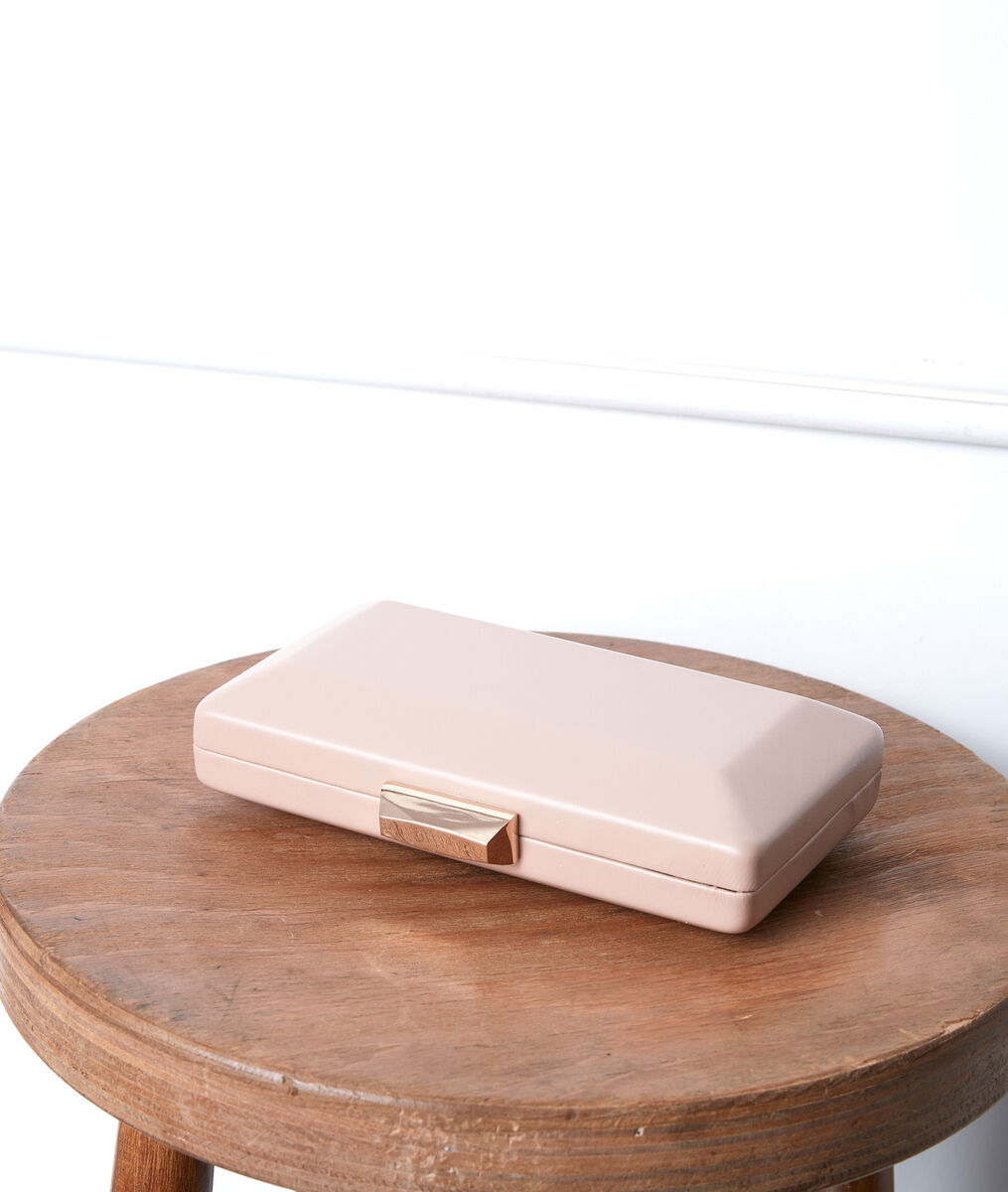 Daphné powder pink clutch bag | 1-2-3 Daphné powder pink clutch bag PhotoZ | 1-2-3
