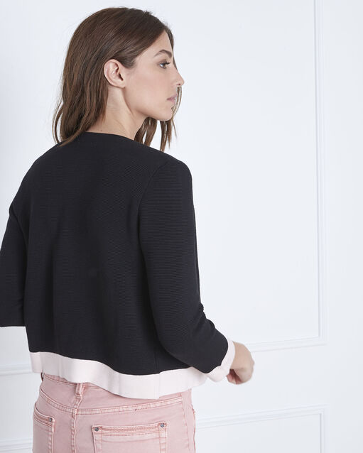 Narcisse 3/4 sleeves black bolero black.