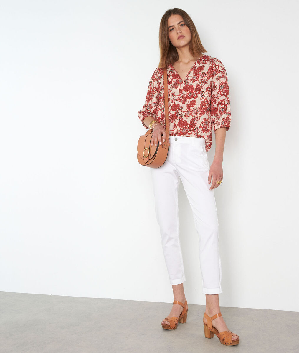 FRANCIS white chinos | 1-2-3 FRANCIS white chinos PhotoZ | 1-2-3