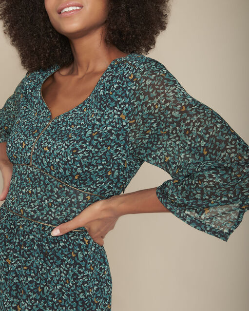 Ivanka long printed dress (2) - Maison 123