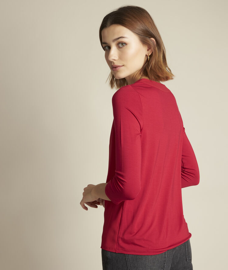 Elliott fuchsia dual-fabric top light fuscia.