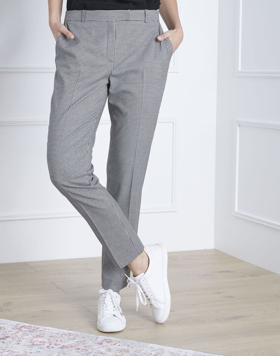 Gaspard Vichy print cigarette trousers | 1-2-3 Gaspard Vichy print cigarette trousers PhotoZ | 1-2-3