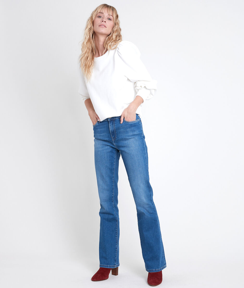 IVAO cream sweater with shoulder pads | 1-2-3 IVAO cream sweater with shoulder pads PhotoZ | 1-2-3