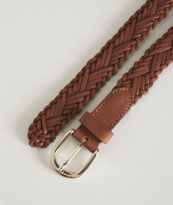 Atresse mahogany braided belt | 1-2-3 Atresse mahogany braided belt PhotoZ | 1-2-3