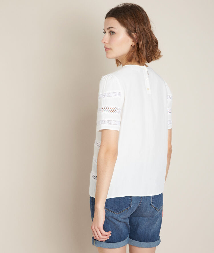Ewa lace top white.