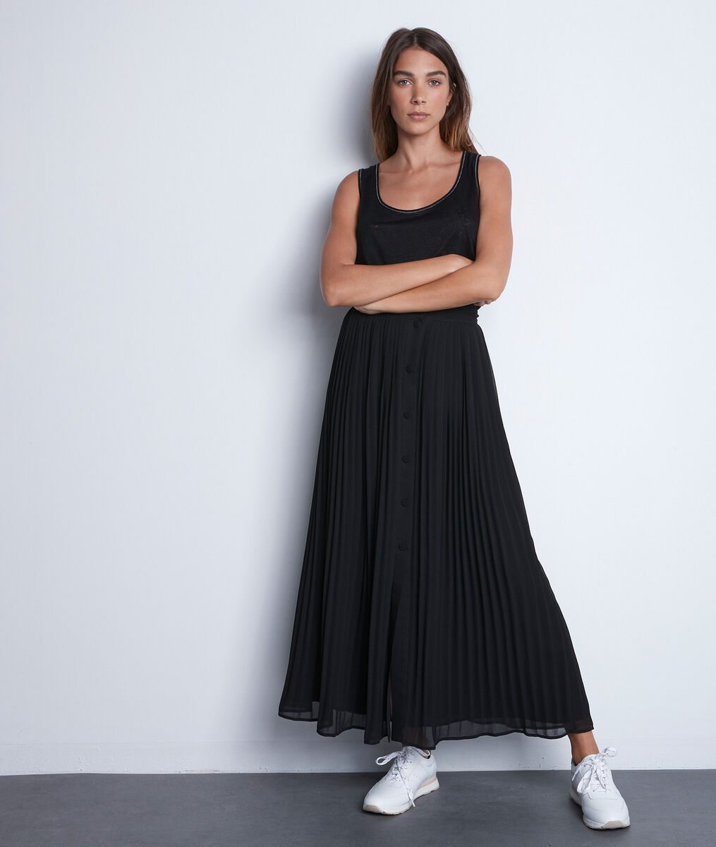Eva black pleated skirt | 1-2-3 Eva black pleated skirt PhotoZ | 1-2-3