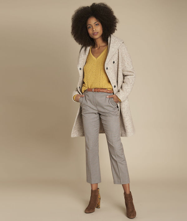 Fougasse amber openwork pullover | 1-2-3 Fougasse amber openwork pullover PhotoZ | 1-2-3
