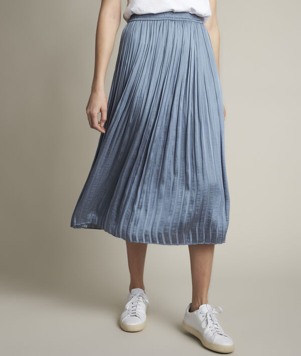 Betty washed satin pleated skirt | 1-2-3 Betty washed satin pleated skirt PhotoZ | 1-2-3