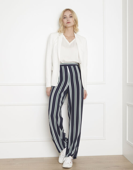 Griffon navy striped trousers | 1-2-3 Griffon navy striped trousers PhotoZ | 1-2-3