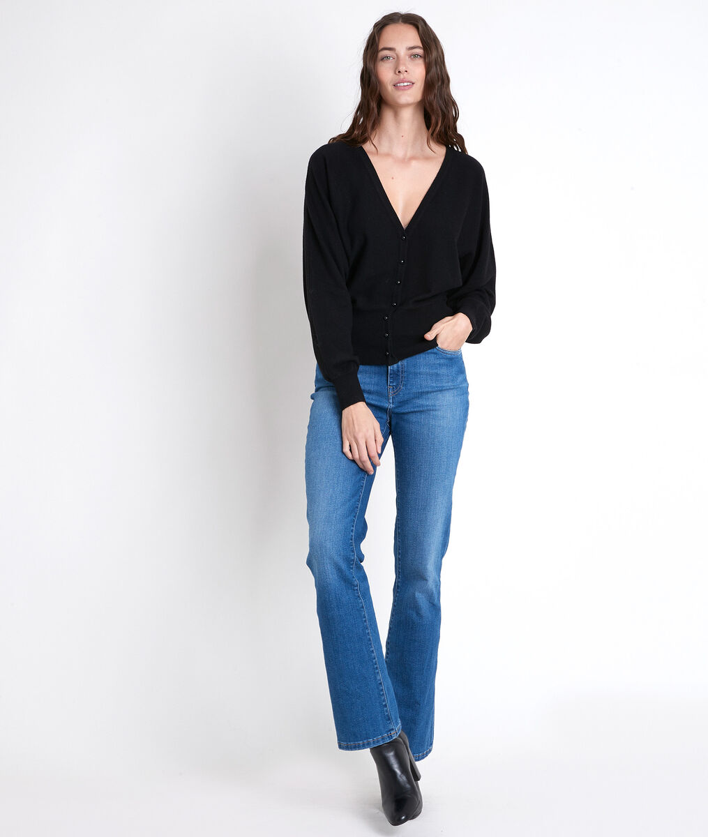 ALDO black wool-blend cardigan | 1-2-3 ALDO black wool-blend cardigan PhotoZ | 1-2-3