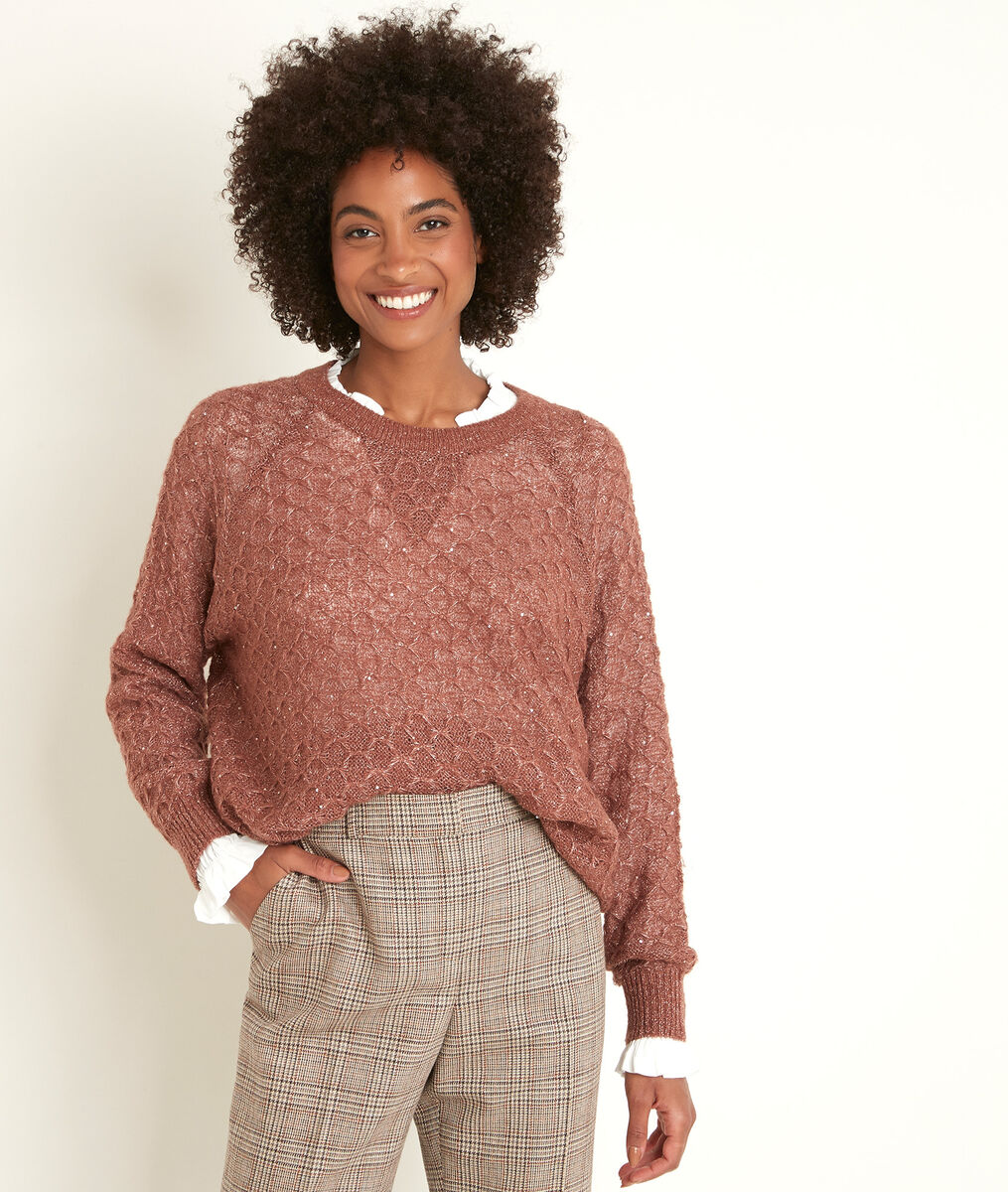 Roswell sparkly openwork pullover | 1-2-3 Roswell sparkly openwork pullover PhotoZ | 1-2-3