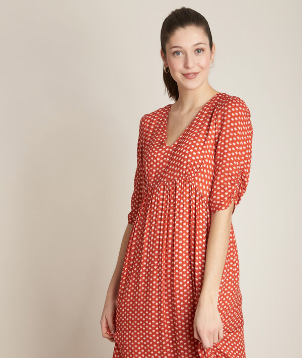 Claude long printed dress PhotoZ | 1-2-3