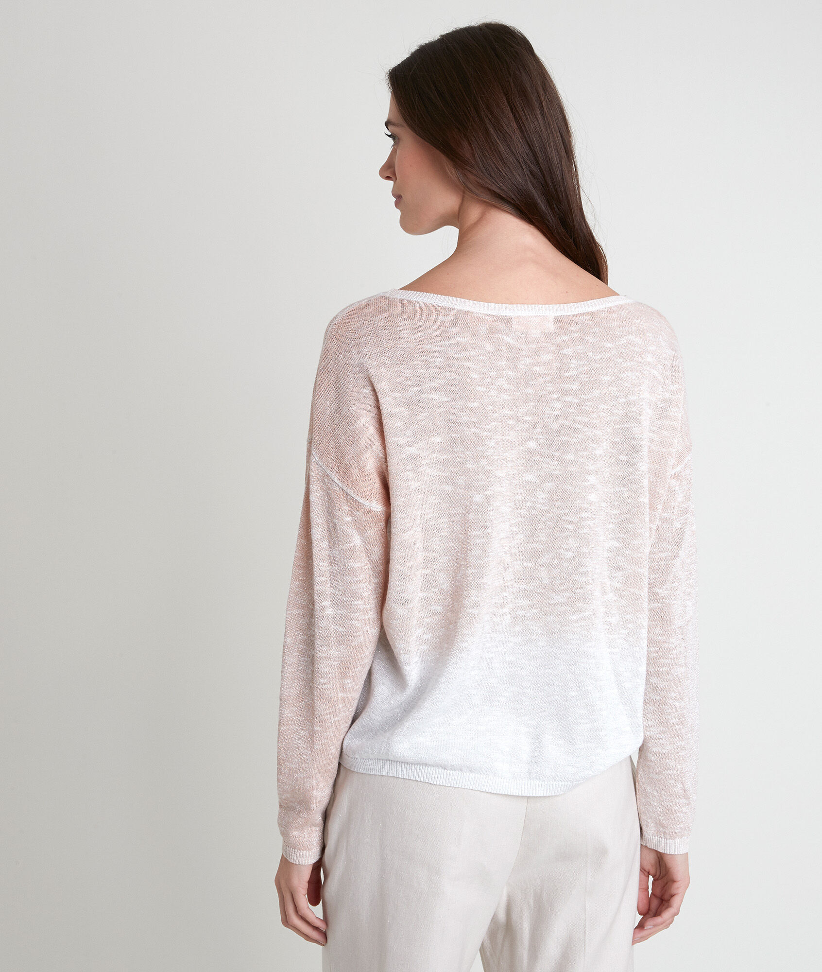 Ava orange lurex jumper Women | Maison 123