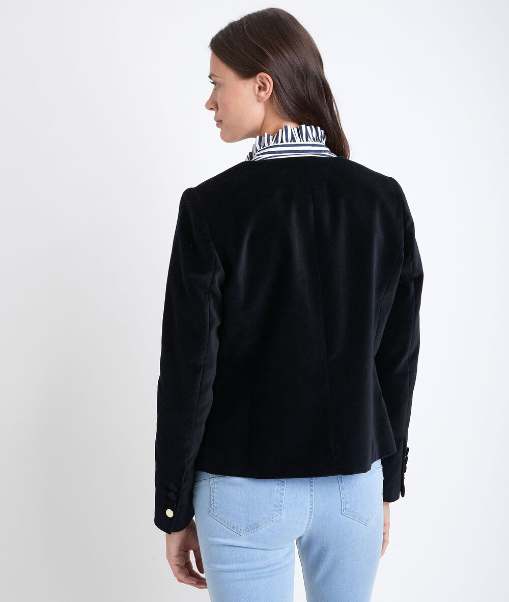 Tania velvet jacket noir.