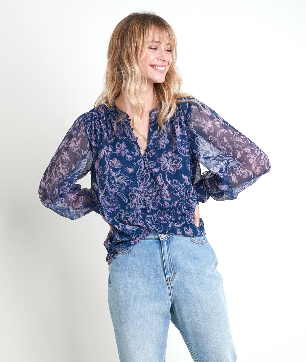 Tunon floral print blouse | 1-2-3 Tunon floral print blouse PhotoZ | 1-2-3