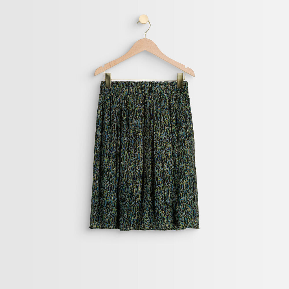 Giny short printed skirt kaki.