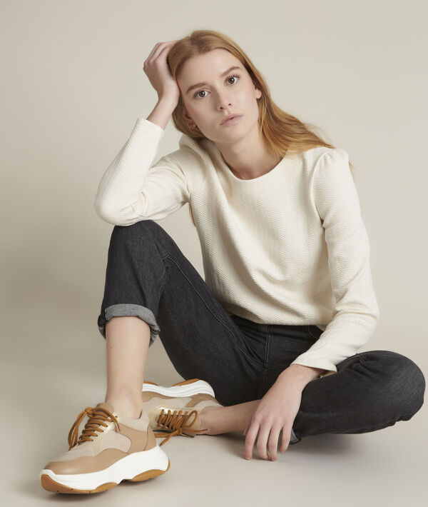 Rafale patterned sweatshirt | 1-2-3 Rafale patterned sweatshirt PhotoZ | 1-2-3