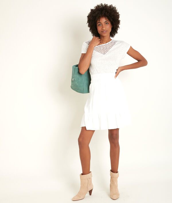 Gaellia short skirt with ruffles | 1-2-3 Gaellia short skirt with ruffles PhotoZ | 1-2-3