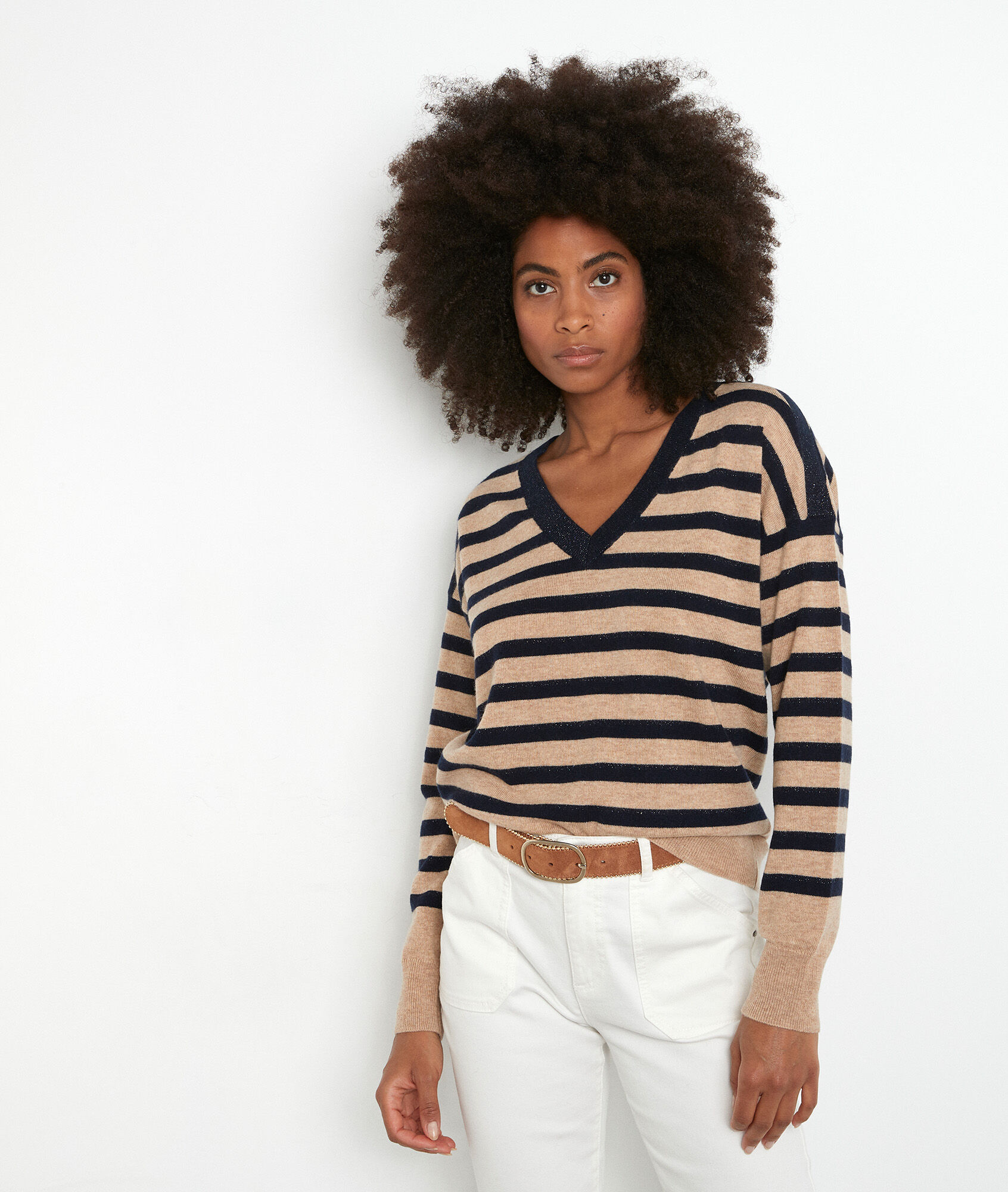 cashmere breton jumper