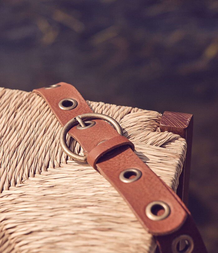 Danae Brown Leather Studded Belt PhotoZ | 1-2-3