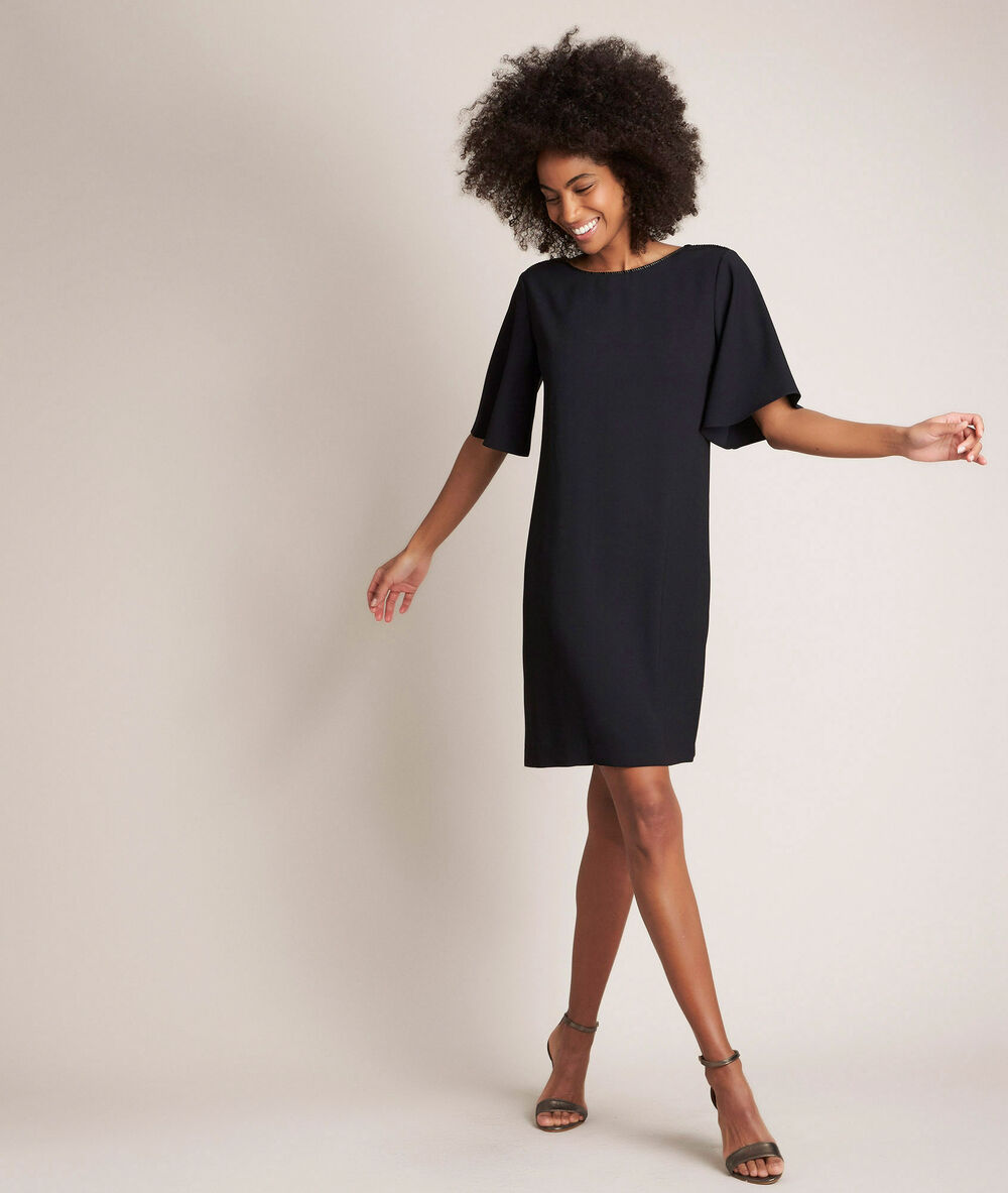 Celia straight black dress black.