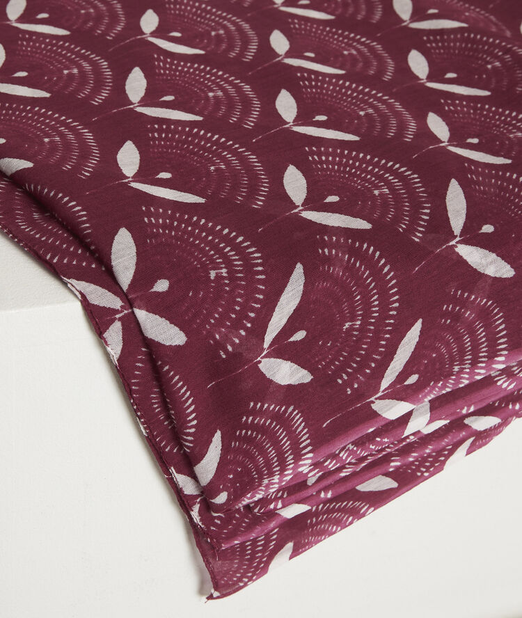 Capucine printed scarf purple.
