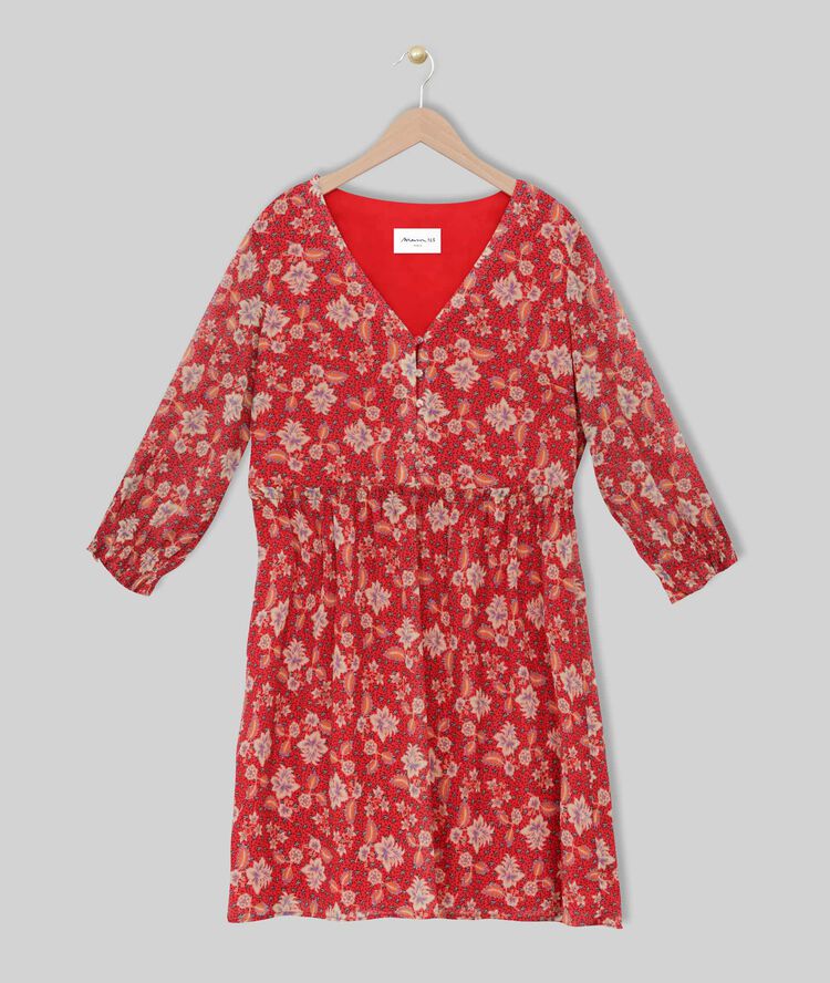 Clorane printed dress lagoon.