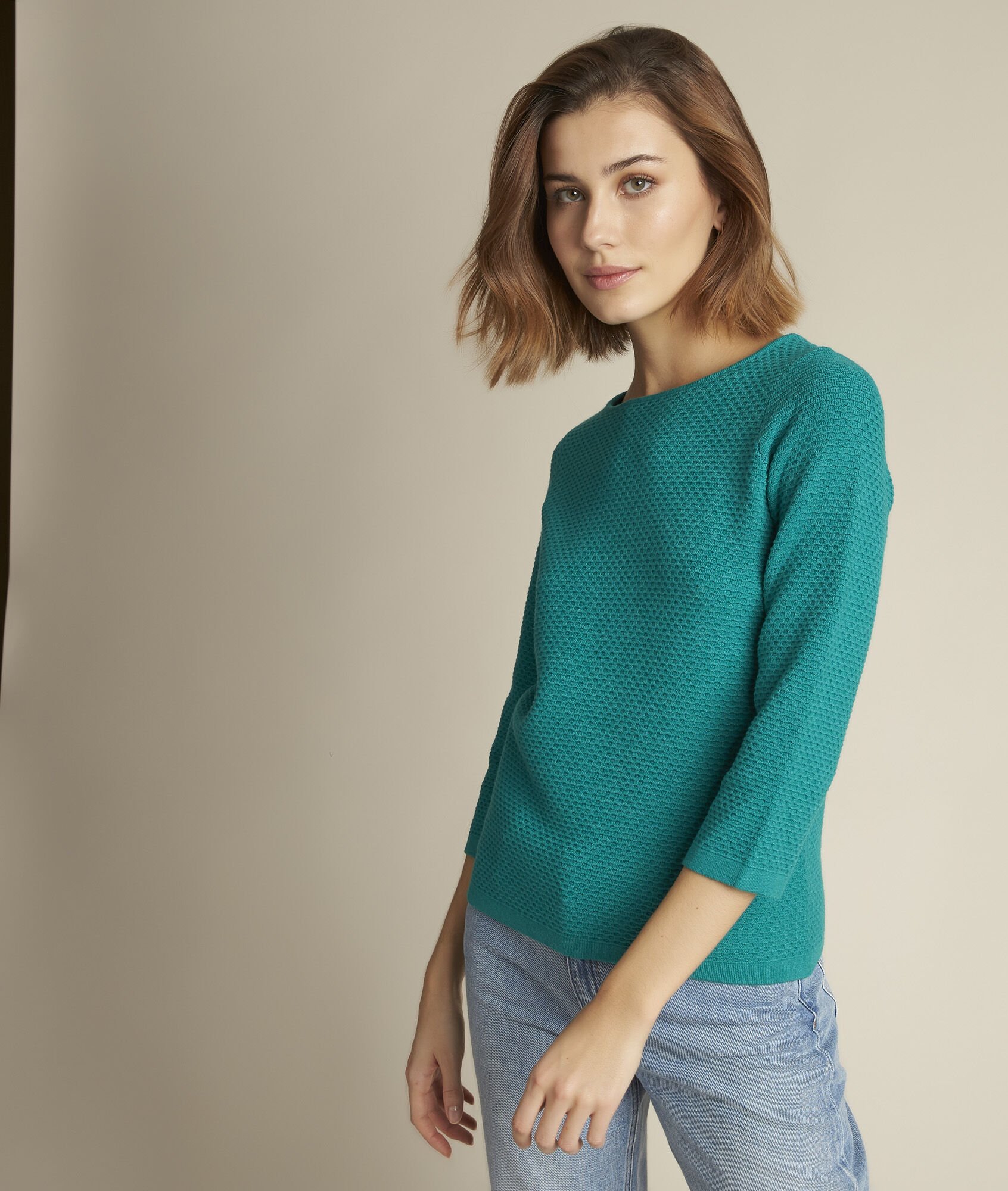 emerald knitwear