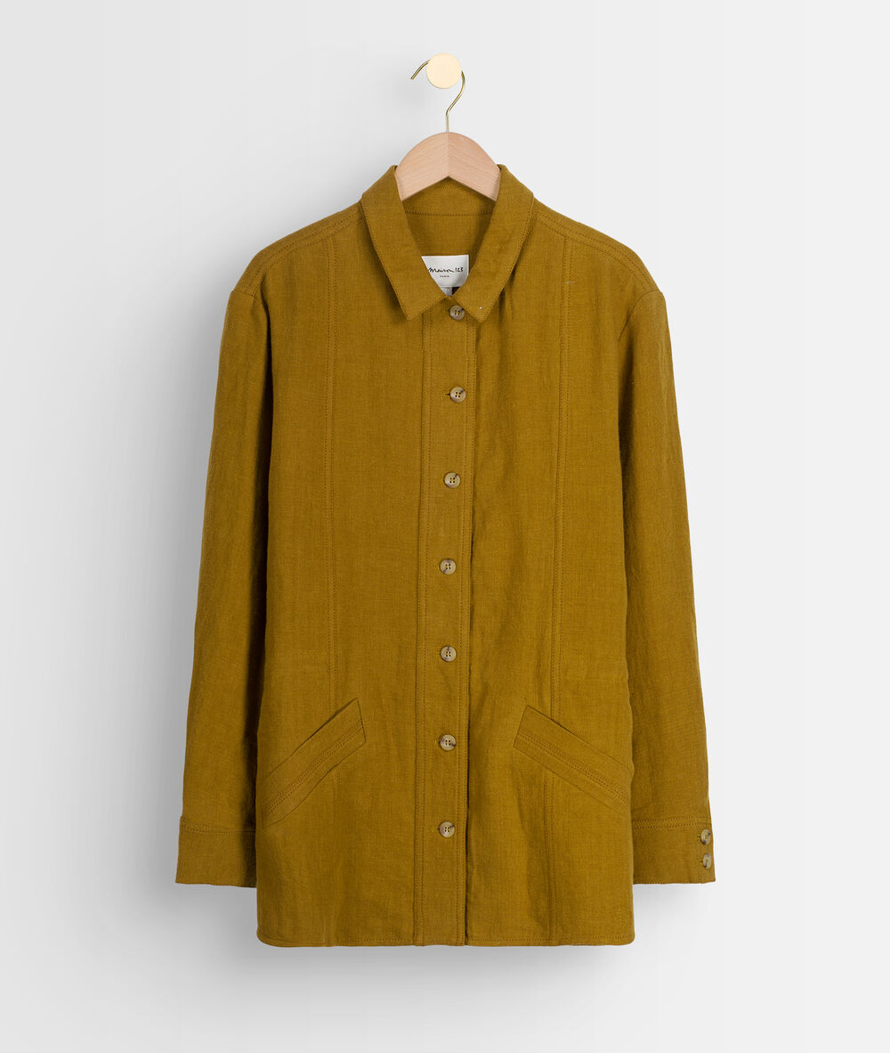 Paolita bronze linen jacket bronze.