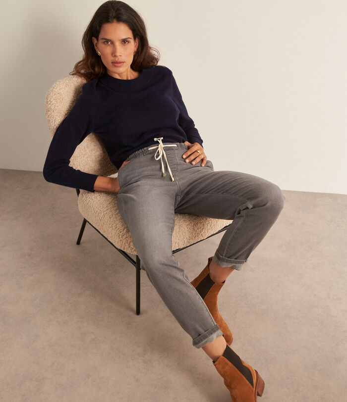 Noor grey cotton jeans PhotoZ | 1-2-3