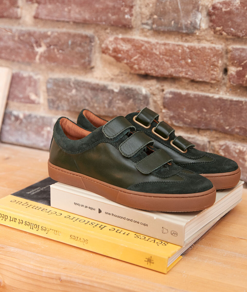 Vic emerald leather trainers | 1-2-3 Vic emerald leather trainers PhotoZ | 1-2-3