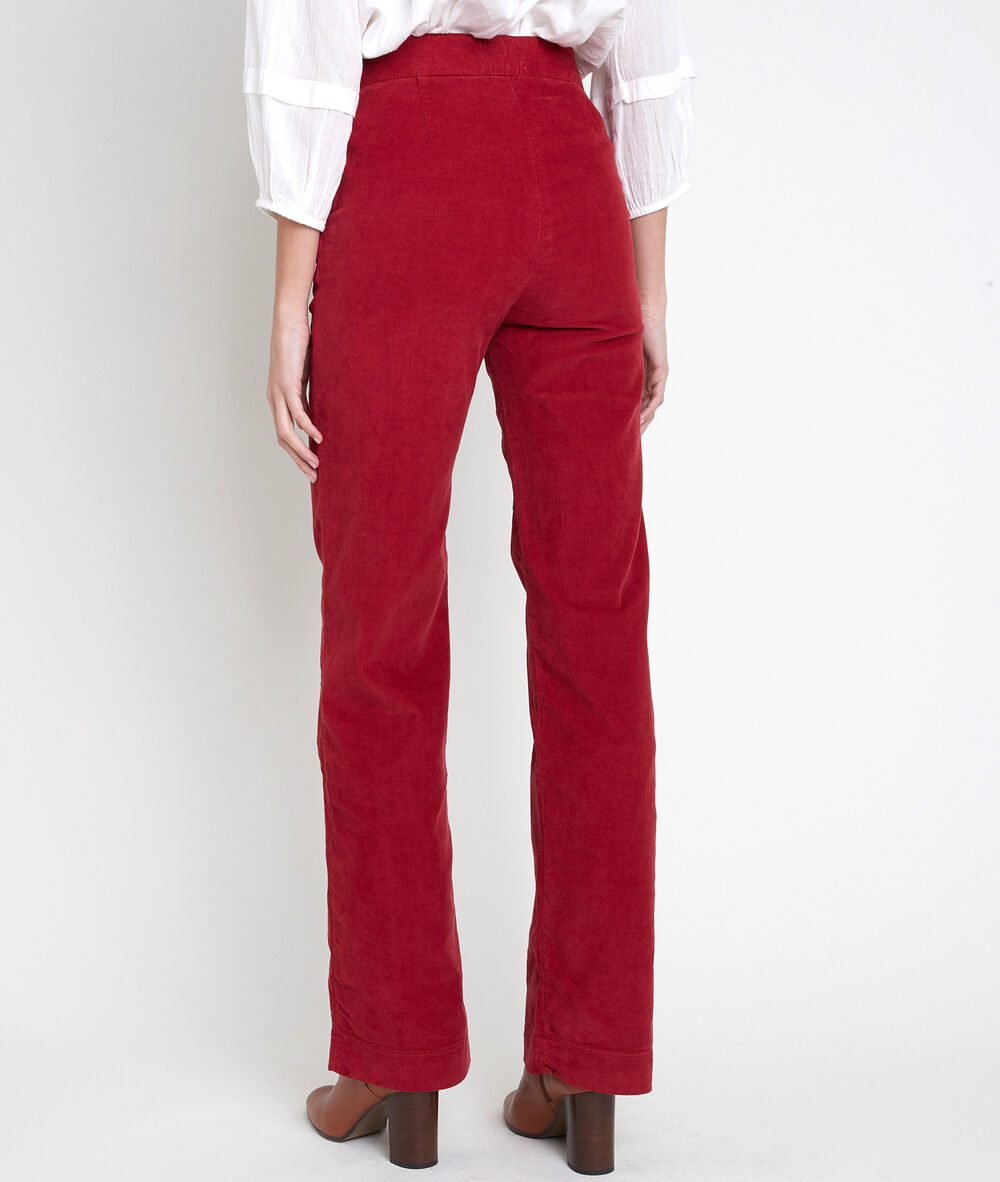 Hubert red sailor trousers tomette.
