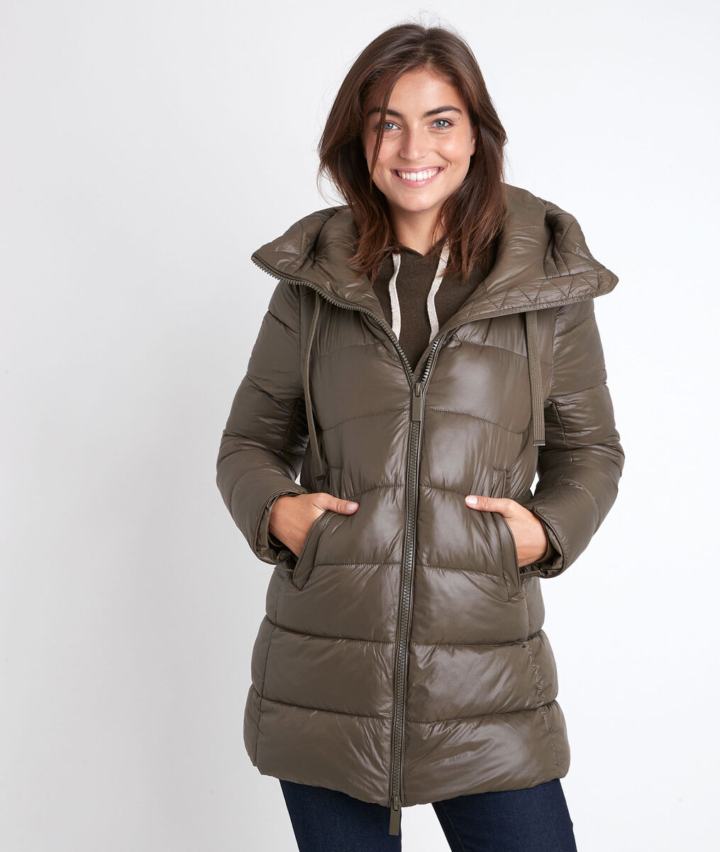 Boko khaki 3/4-length down jacket | 1-2-3 Boko khaki 3/4-length down jacket PhotoZ | 1-2-3