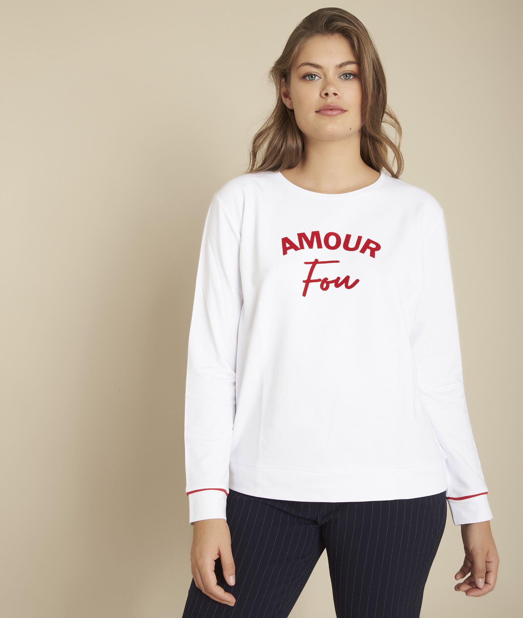 slogan sweatshirt