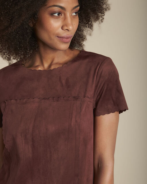 India short faux suede dress (1) - Maison 123