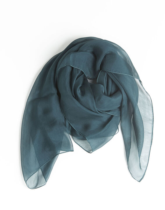 Alice green silk scarf | 1-2-3 Alice green silk scarf PhotoZ | 1-2-3