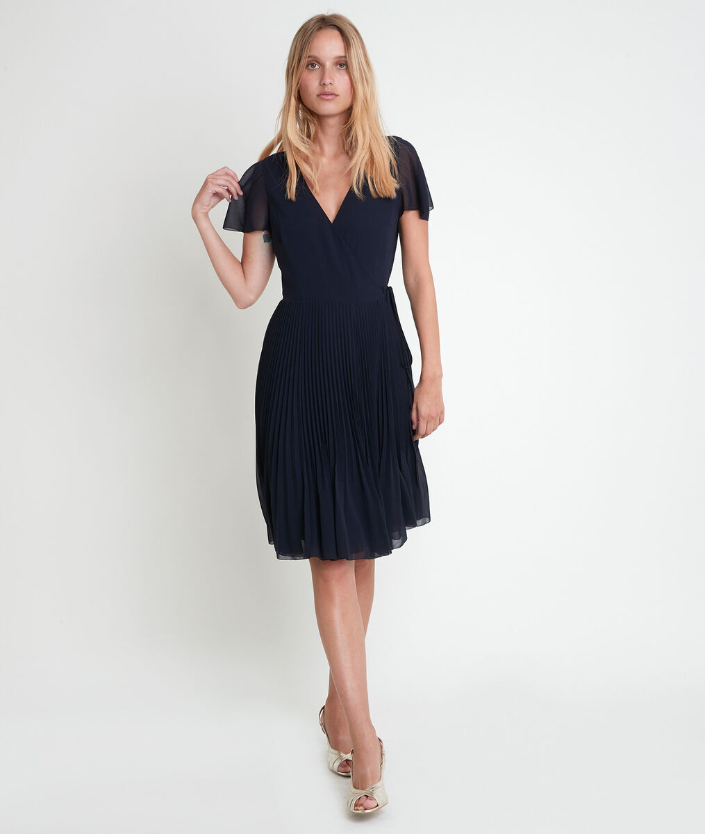 Marinette pleated wrap dress | 1-2-3 Marinette pleated wrap dress PhotoZ | 1-2-3