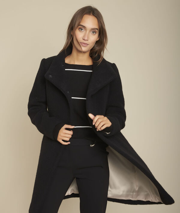 Timothée boiled wool coat | 1-2-3 Timothée boiled wool coat PhotoZ | 1-2-3