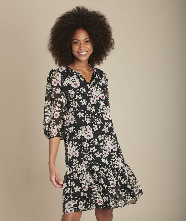 Izine floral print straight dress | 1-2-3 Izine floral print straight dress PhotoZ | 1-2-3