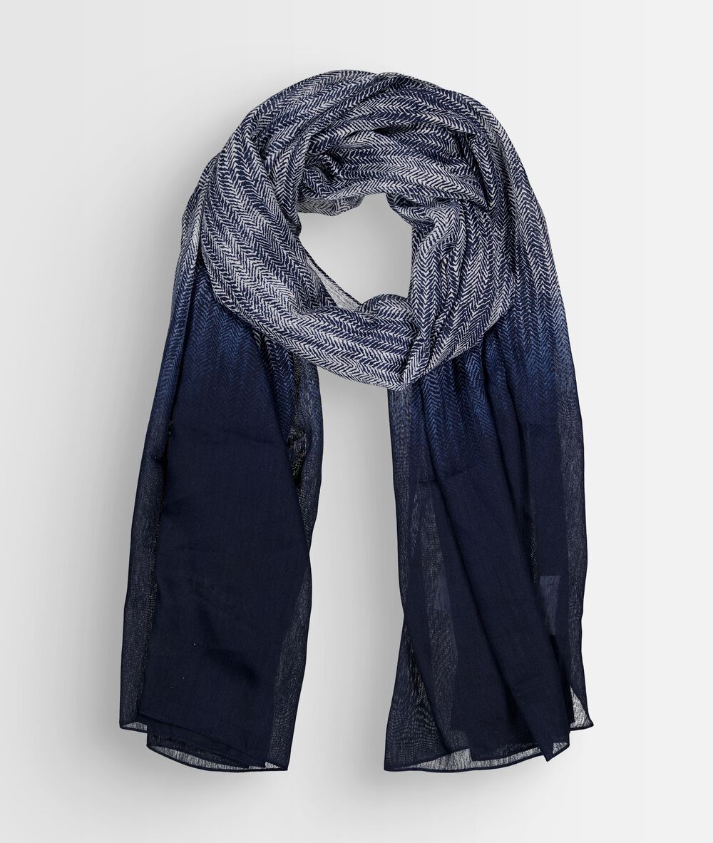 Callie printed scarf marine.