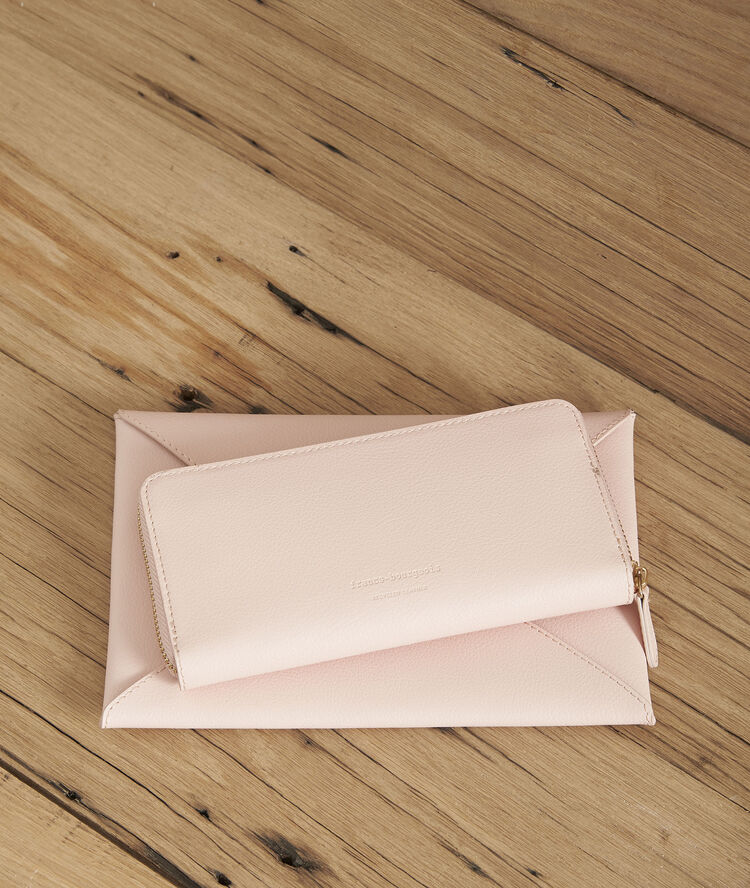 Leman pale pink wallet light pink.